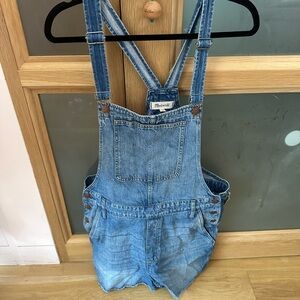 Madewell Adirondack Short Overalls - Blue